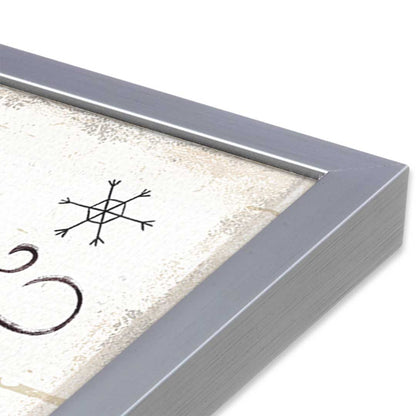 [Color:Polished Chrome], Picture of art in a Polished Chrome frame at an angle