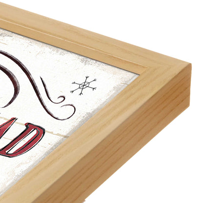 [Color:American Maple], Picture of art in a American Maple frame at an angle