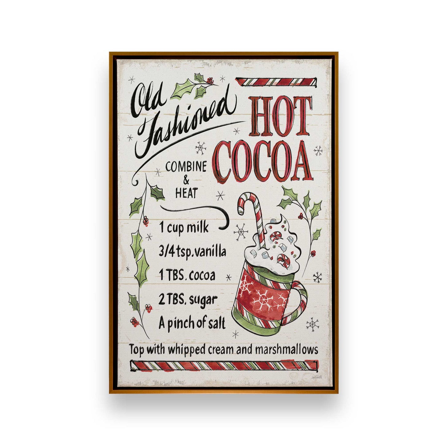 [Color:Polished Gold], Picture of art in a Polished Gold frame