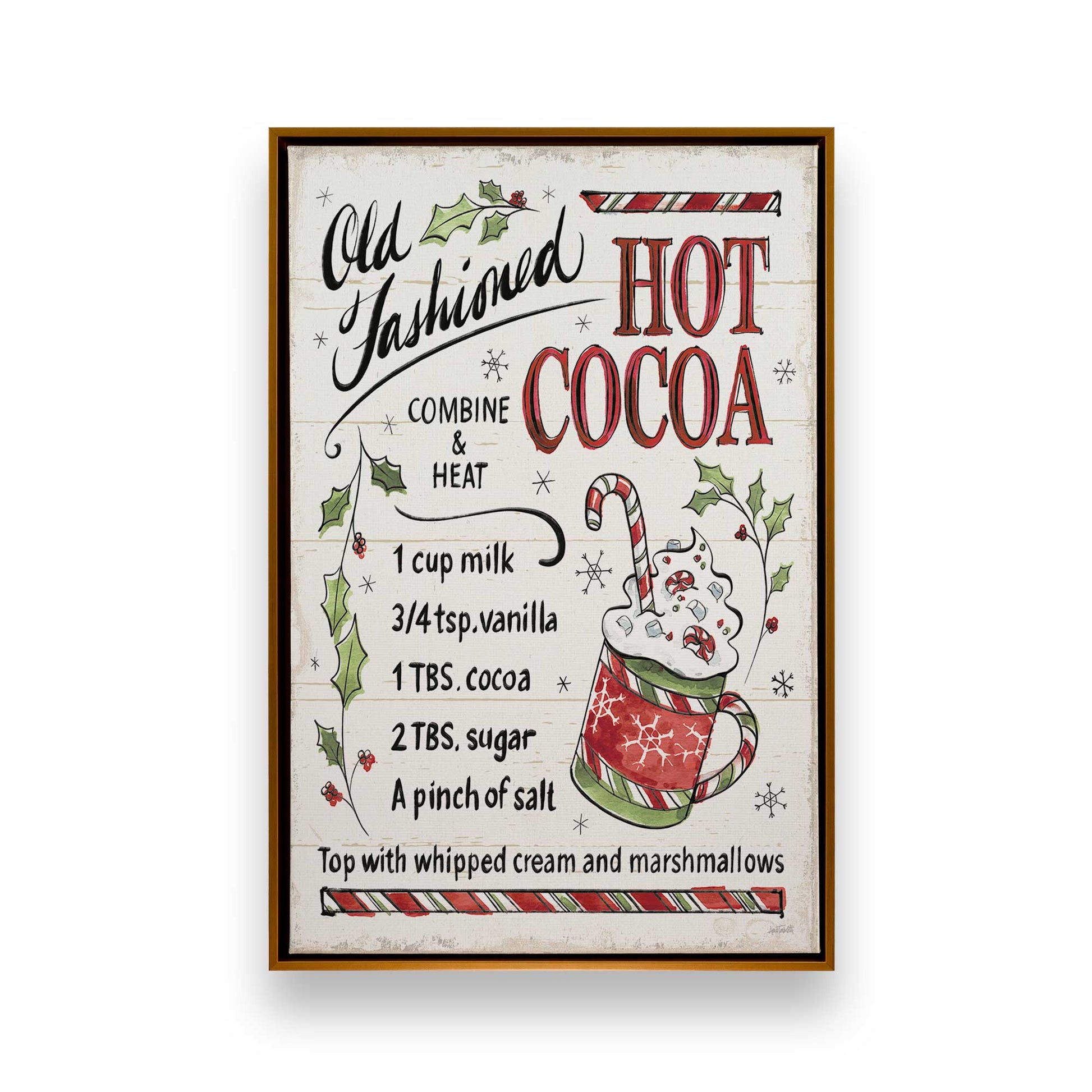 [Color:Polished Gold], Picture of art in a Polished Gold frame