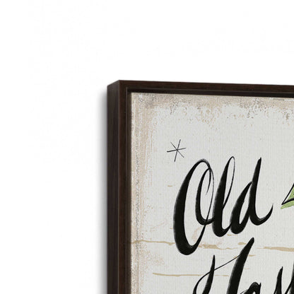 [Color:Espresso], Picture of art in a Espresso frame at an angle