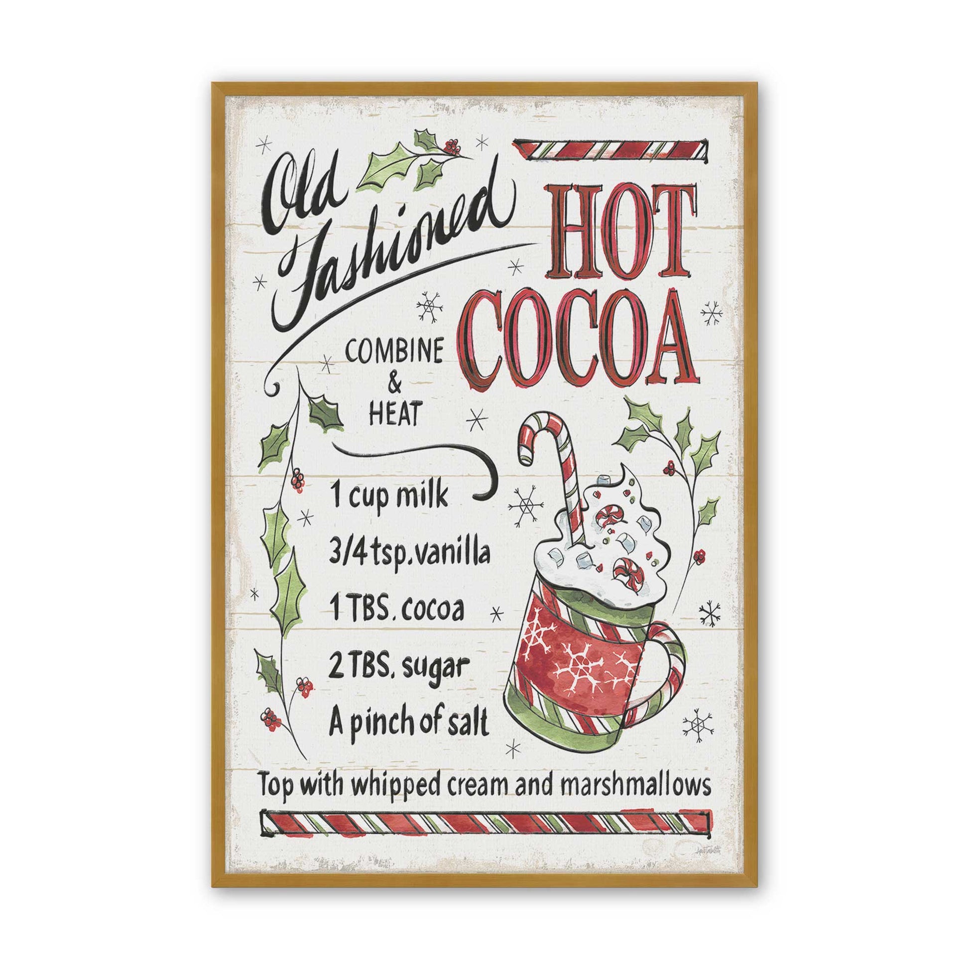 [Color:Polished Gold], Picture of art in a Polished Gold frame