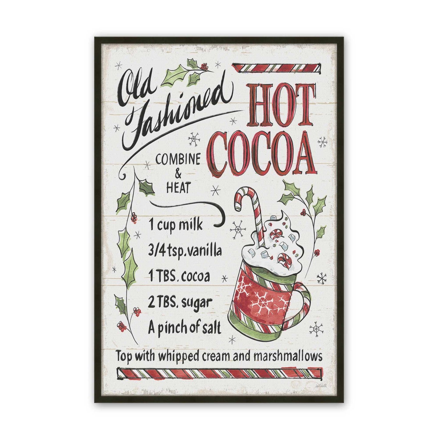 [Color:Satin Black], Picture of art in a Satin Black frame