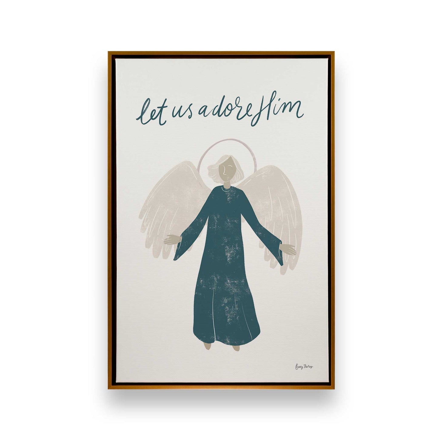 [Color:Polished Gold], Picture of art in a Polished Gold frame