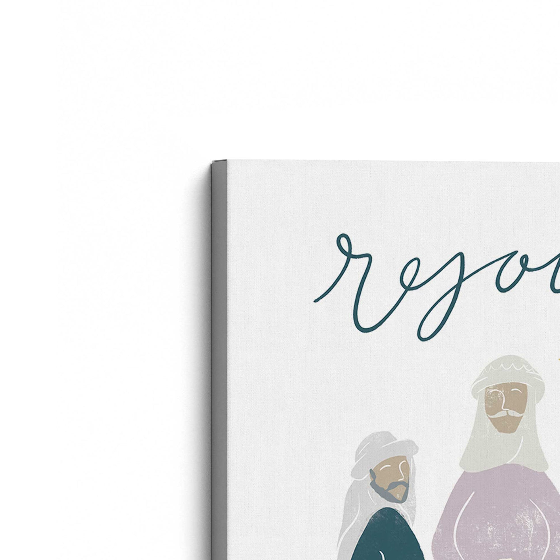 [Color:Stretched Canvas], Picture of the corner of the art