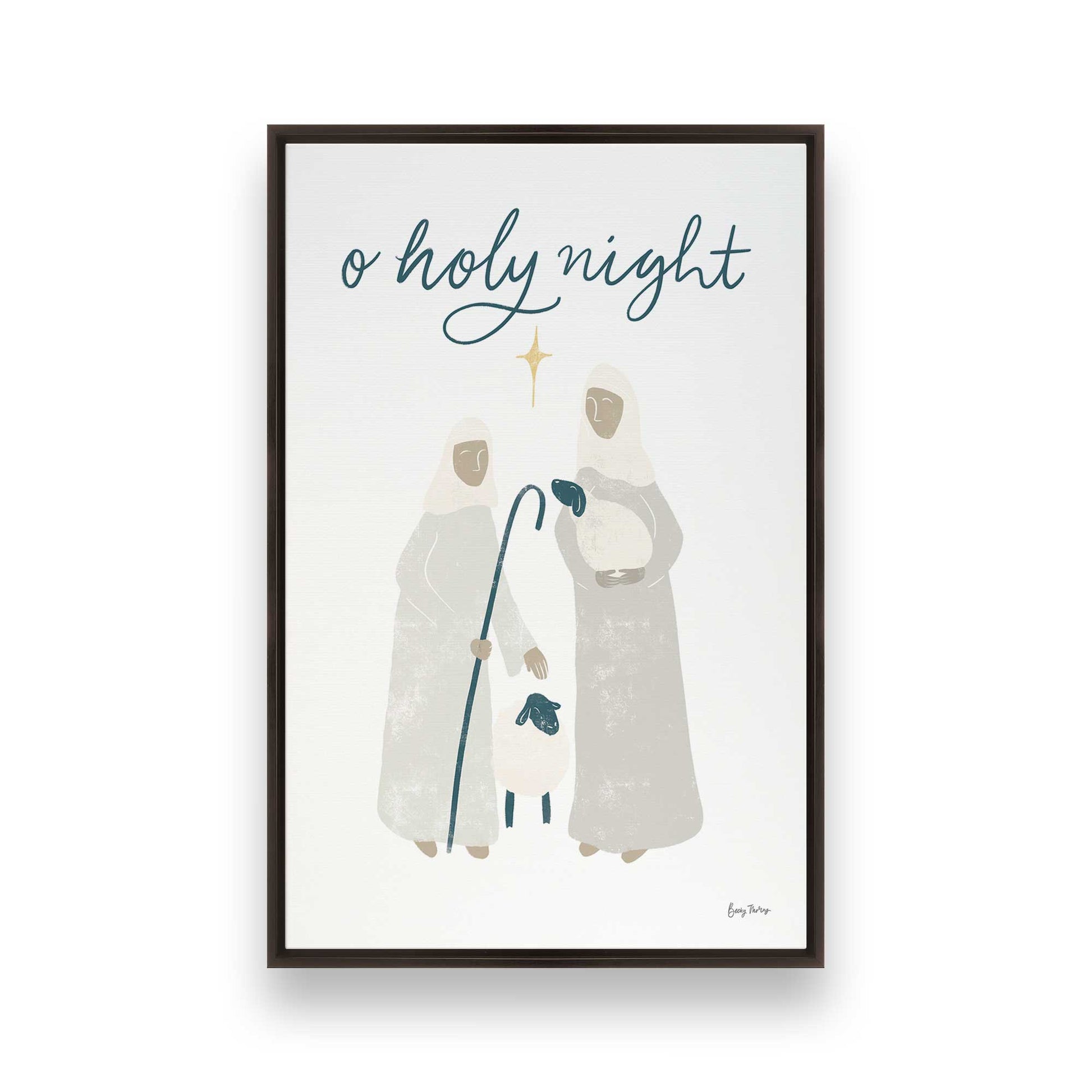 [Color:Espresso], Picture of art in a Espresso frame