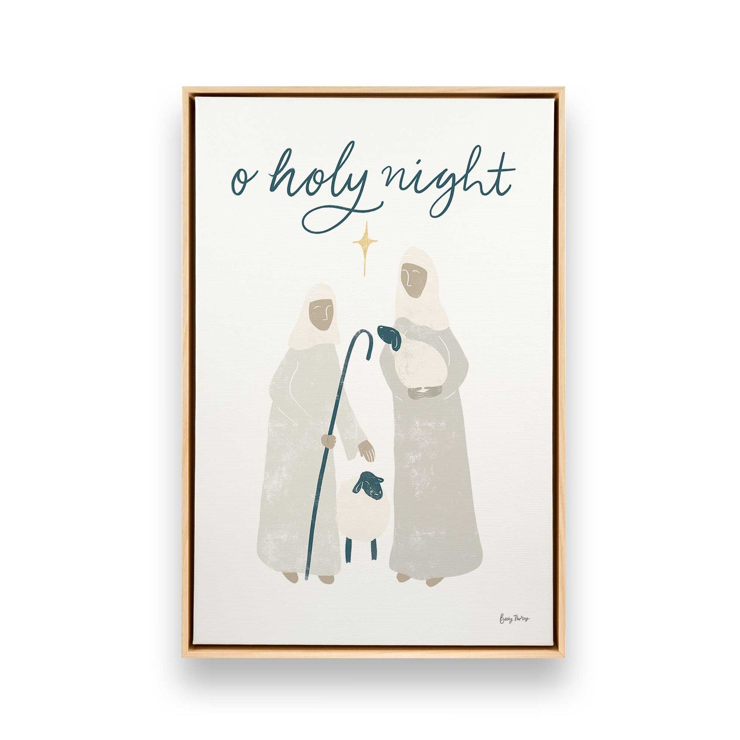 [Color:American Maple], Picture of art in a American Maple frame