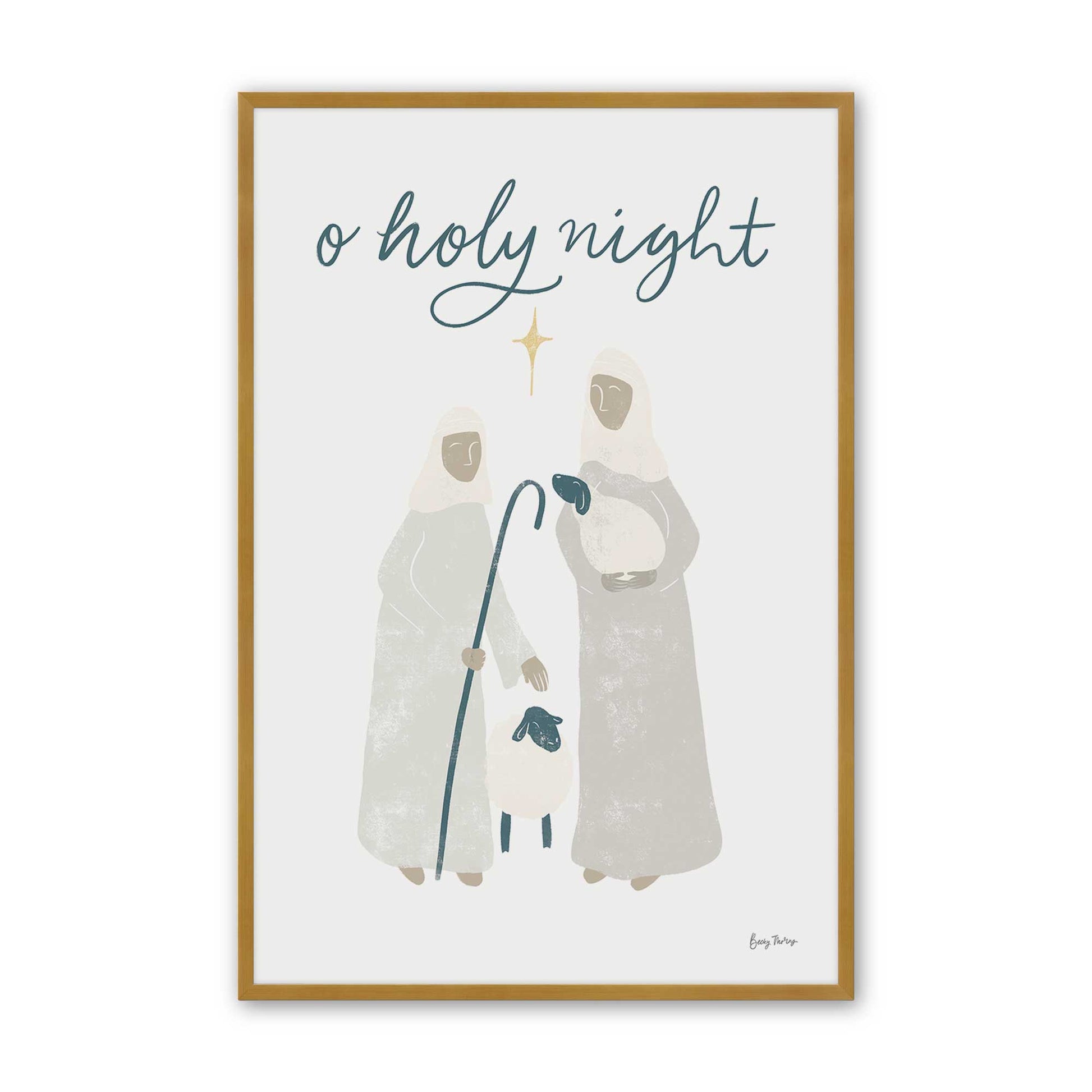 [Color:Polished Gold], Picture of art in a Polished Gold frame