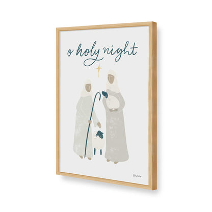 [Color:American Maple], Picture of art in a American Maple frame of the corner