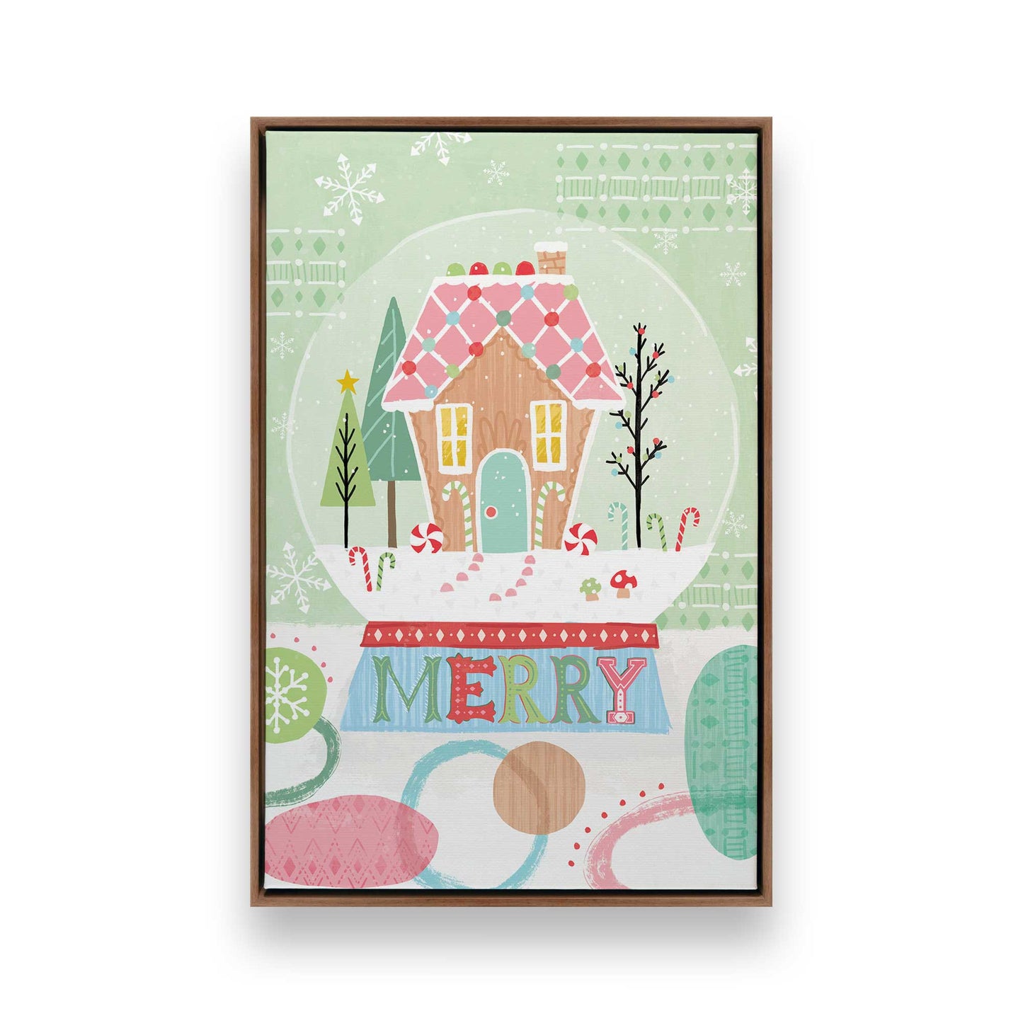 [Color:Walnut], Picture of art in a Walnut frame