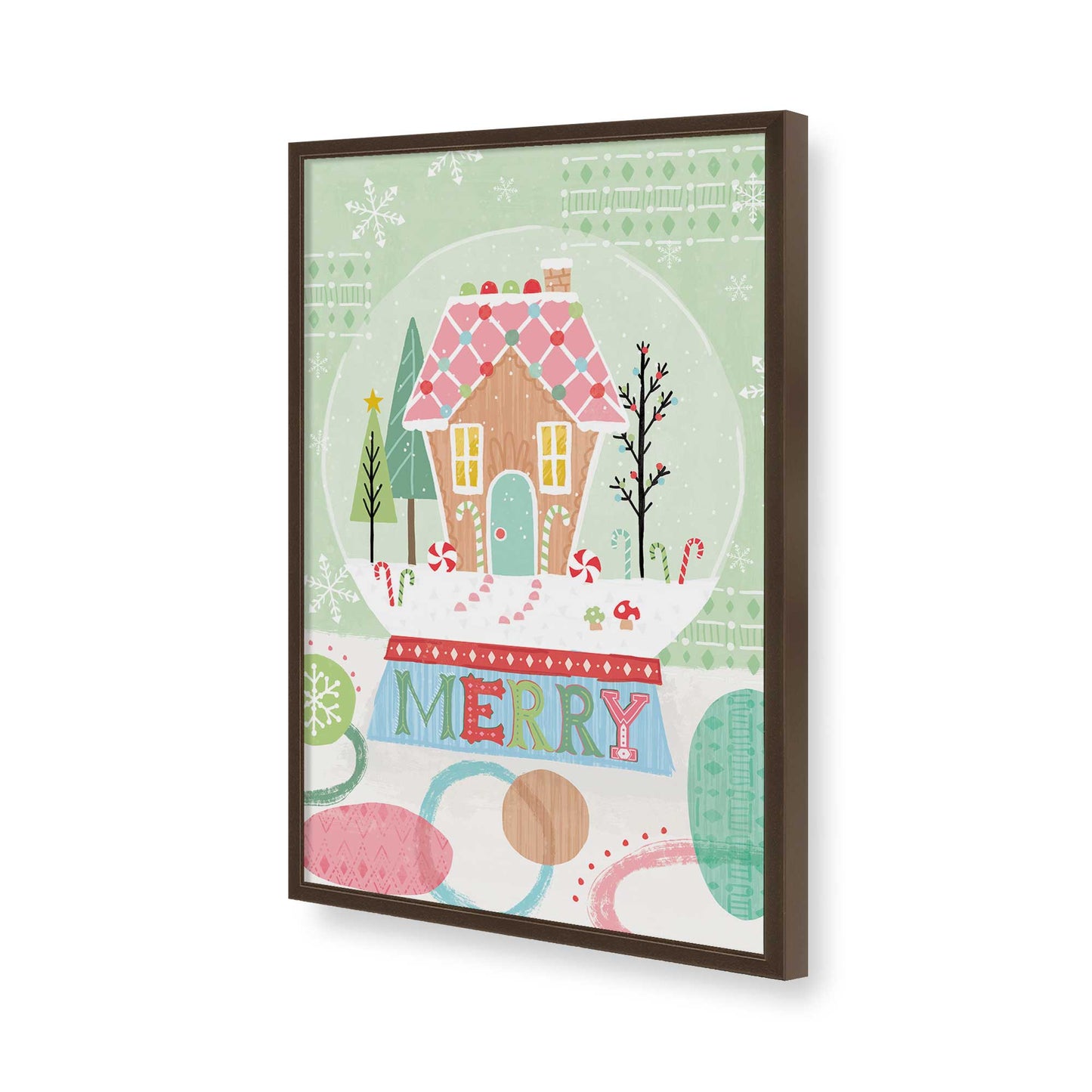 [Color:Belvinder Brown], Picture of art in a Belvinder Brown frame of the corner