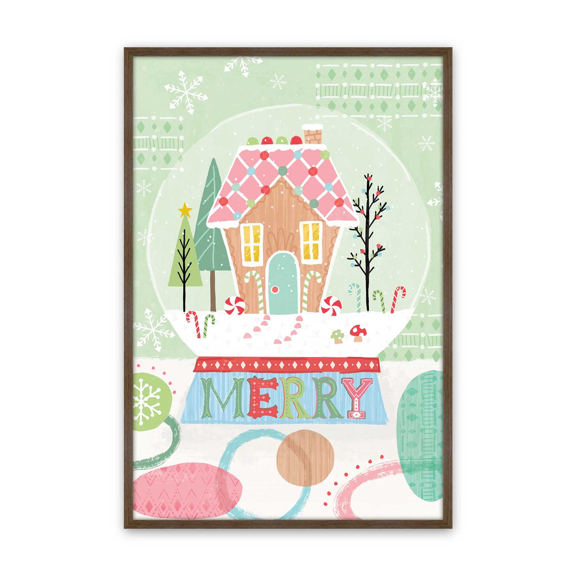 [Color:Walnut], Picture of art in a Walnut frame