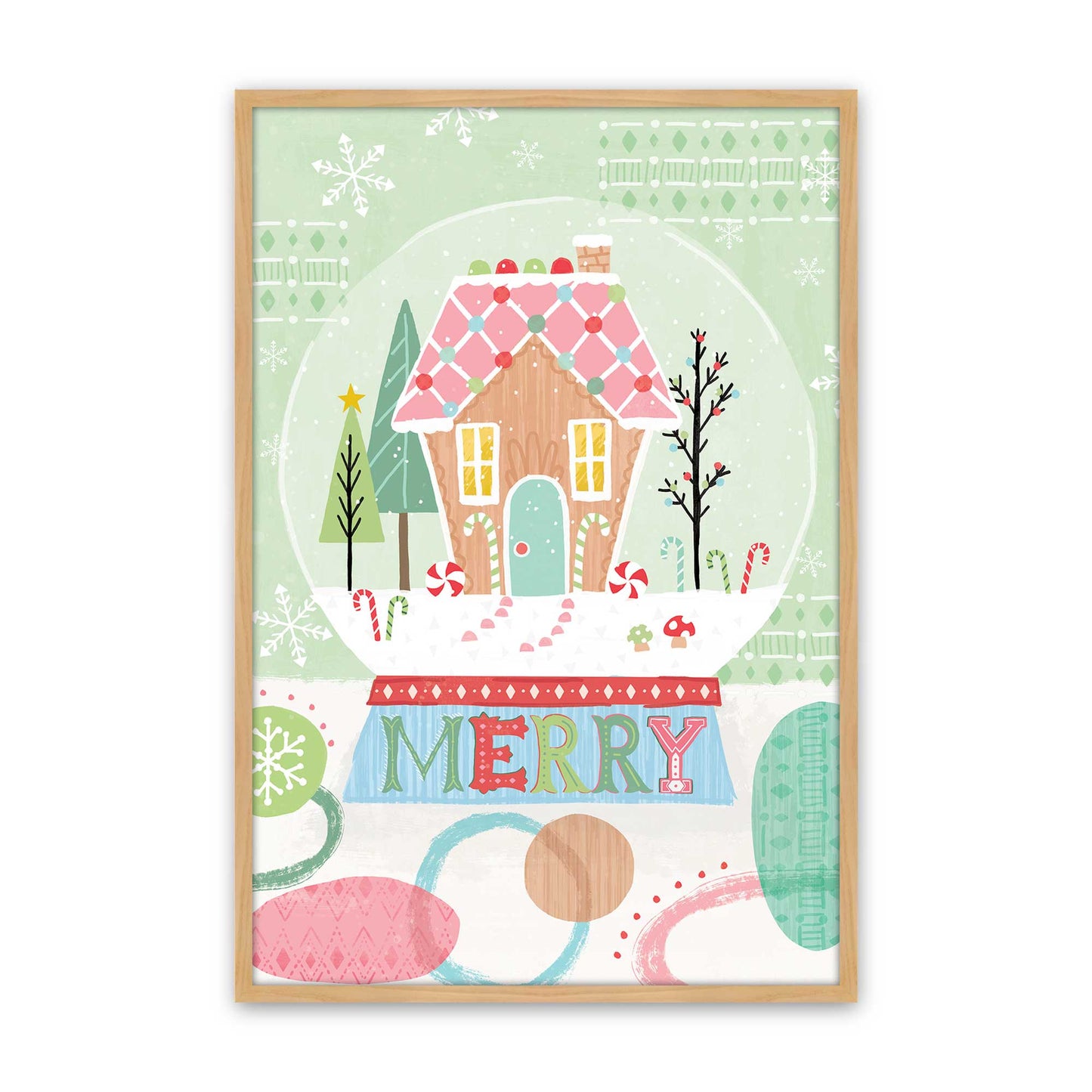 [Color:American Maple], Picture of art in a American Maple frame