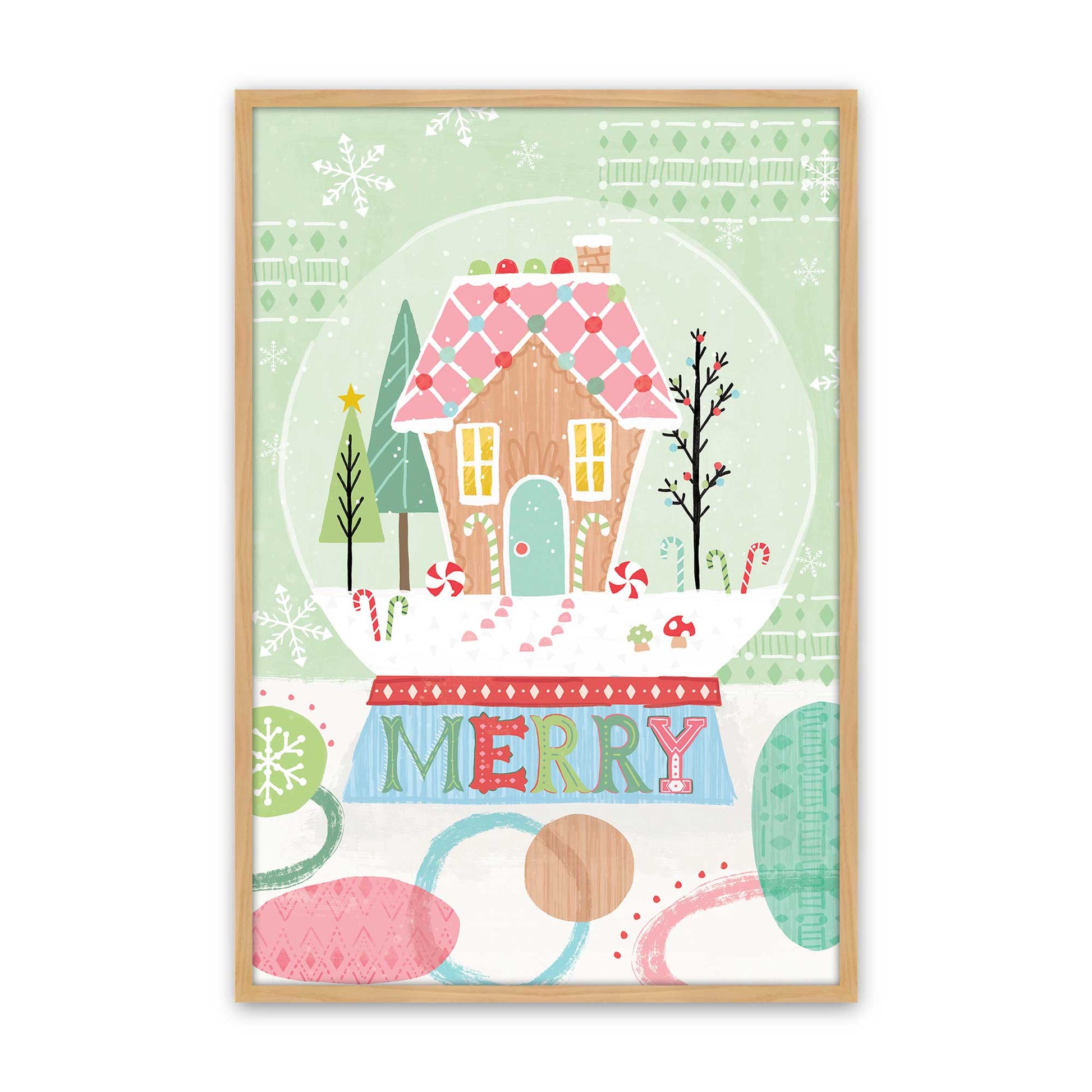 [Color:American Maple], Picture of art in a American Maple frame