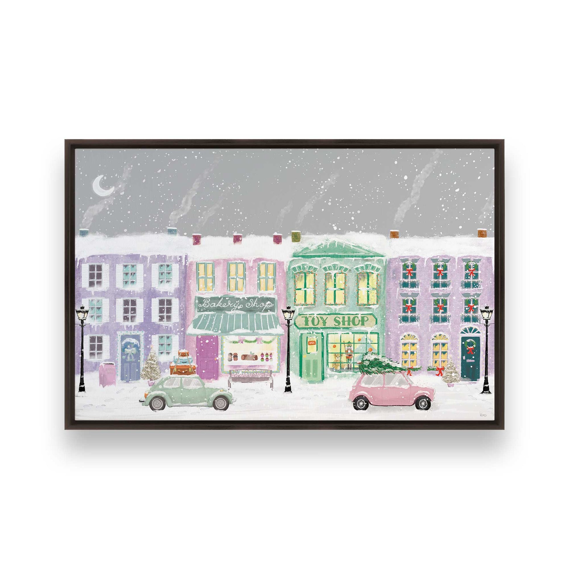 [Color:Espresso], Picture of art in a Espresso frame