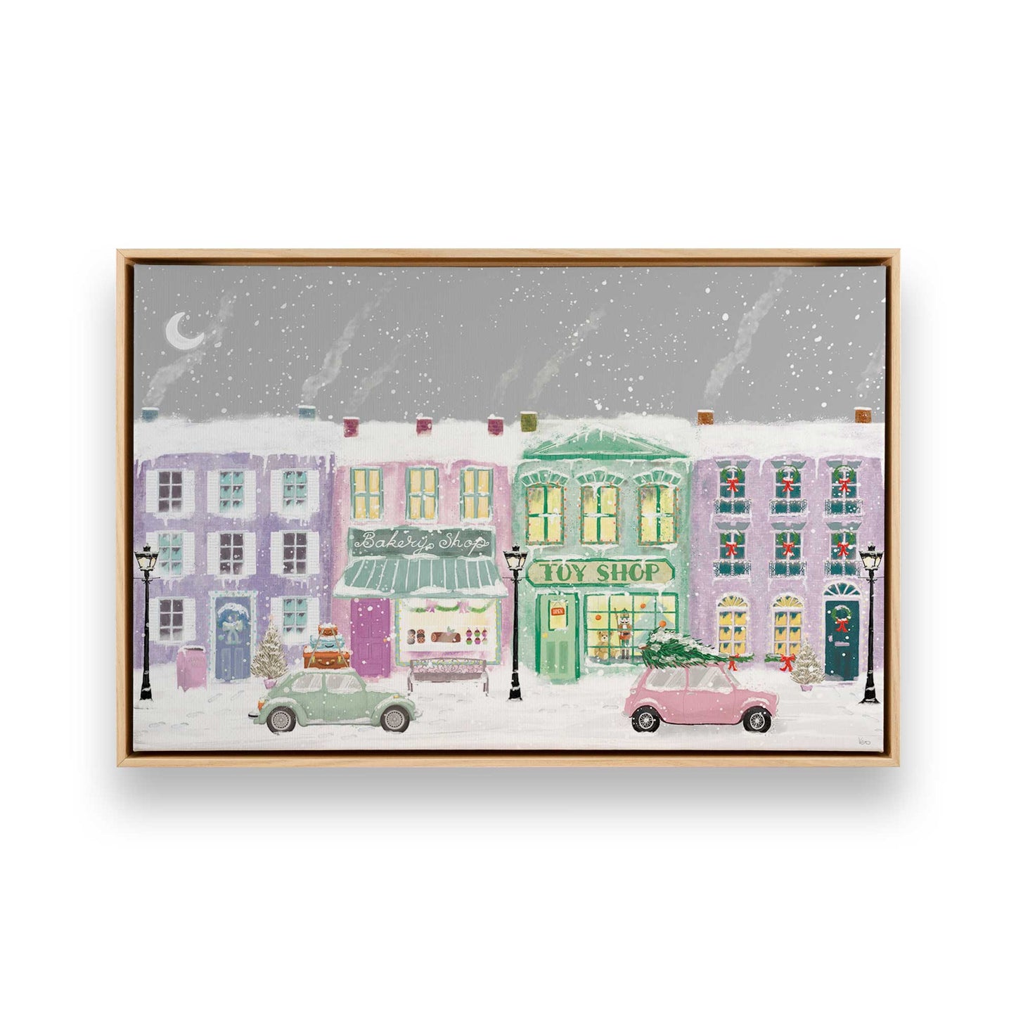 [Color:American Maple], Picture of art in a American Maple frame