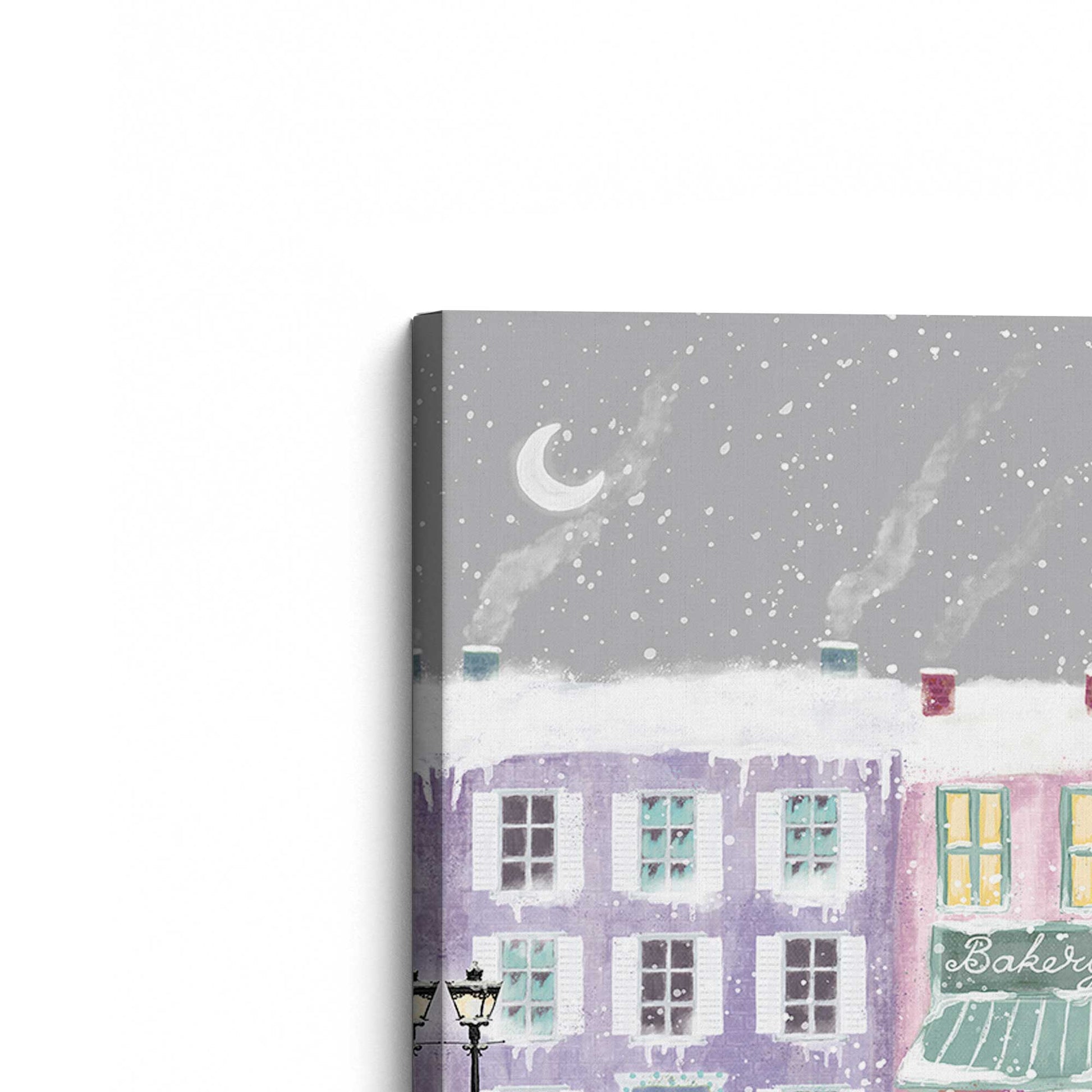 [Color:Stretched Canvas], Picture of the corner of the art