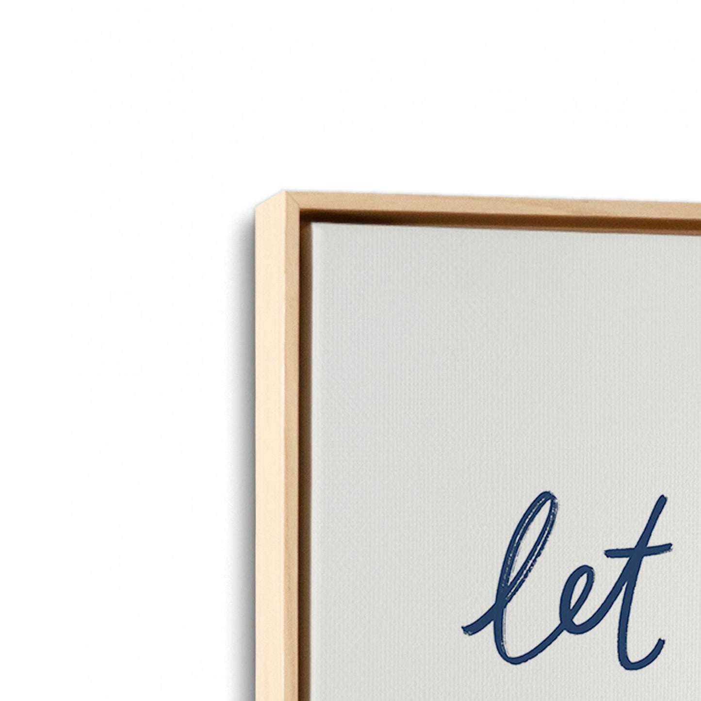 [Color:American Maple], Picture of art in a American Maple frame at an angle