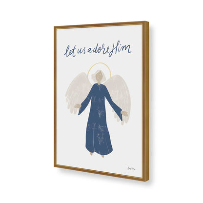 [Color:Polished Gold], Picture of art in a Polished Gold frame of the corner