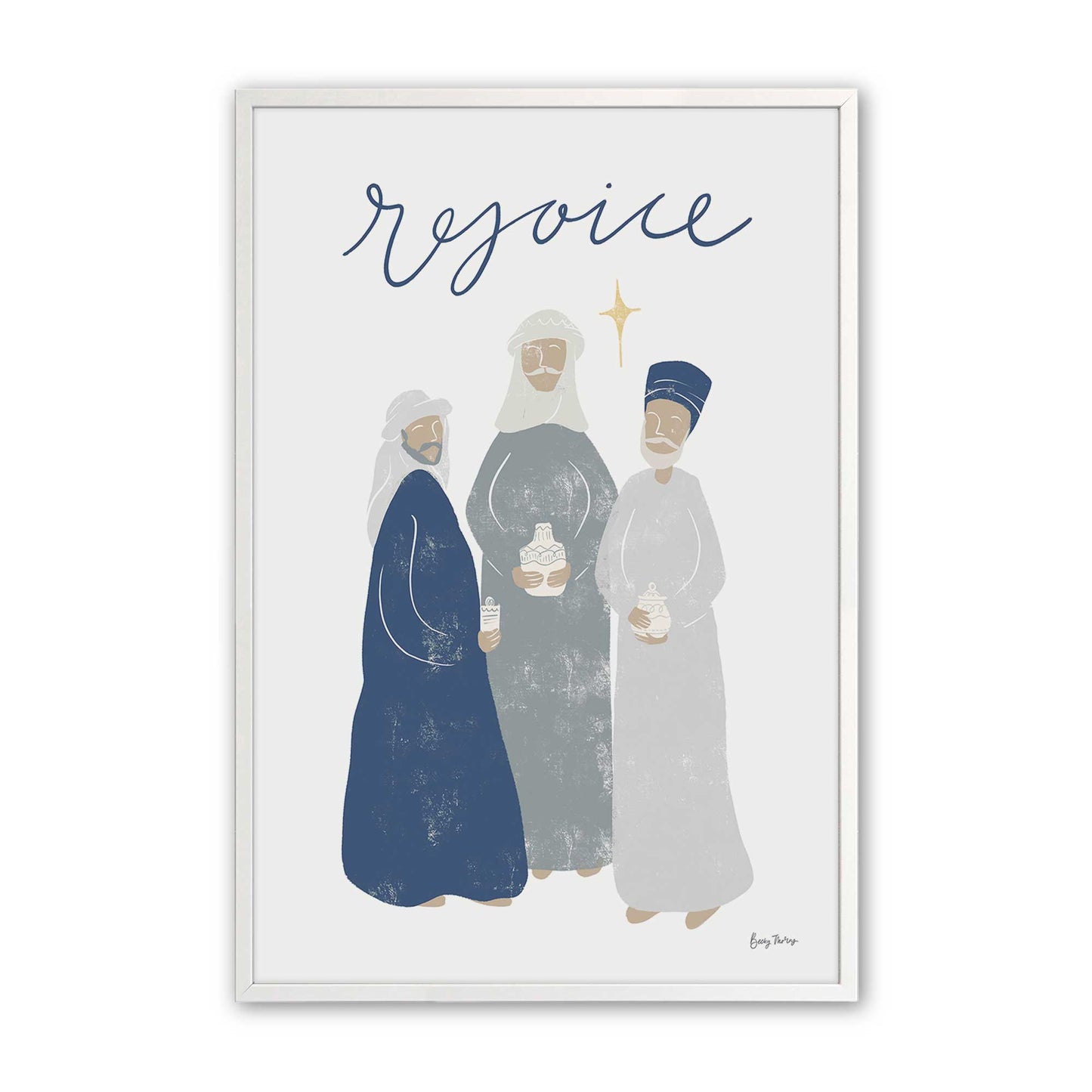 [Color:Opaque White], Picture of art in a Opaque White frame