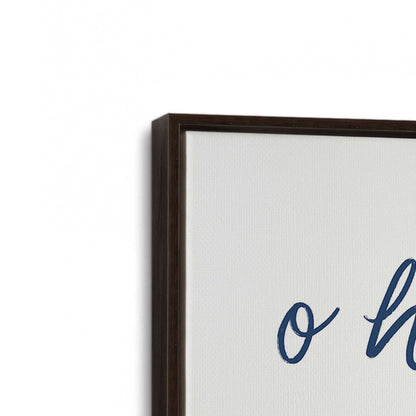 [Color:Espresso], Picture of art in a Espresso frame at an angle