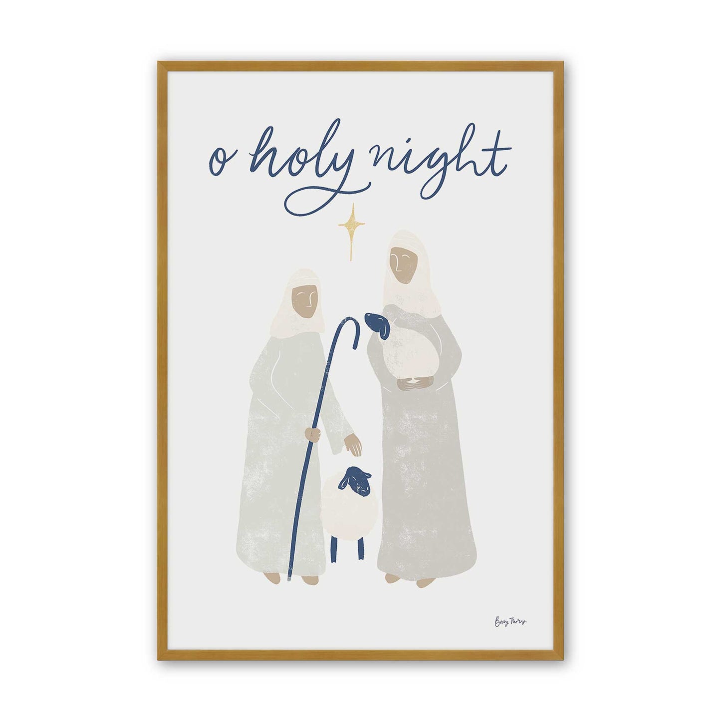 [Color:Polished Gold], Picture of art in a Polished Gold frame