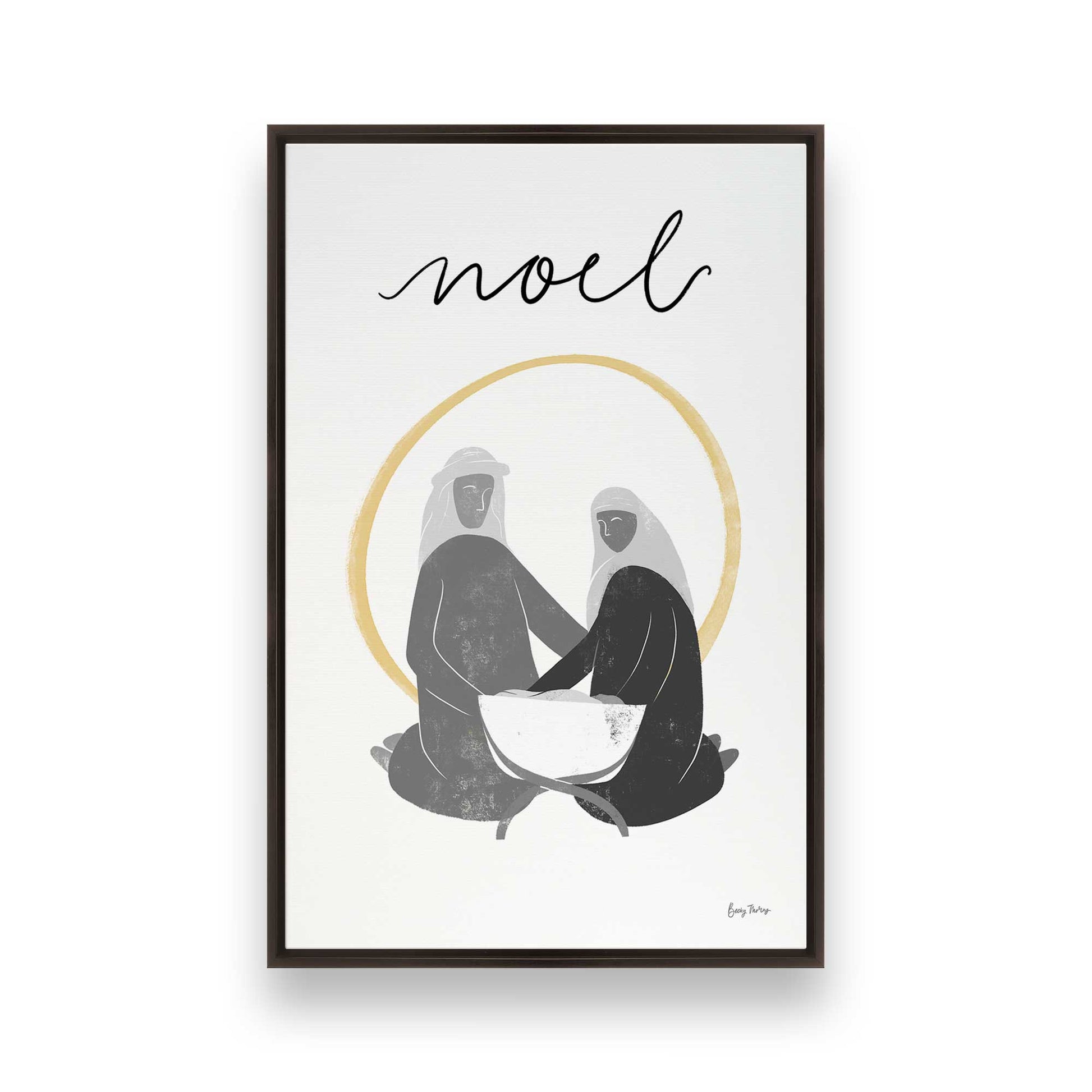 [Color:Espresso], Picture of art in a Espresso frame