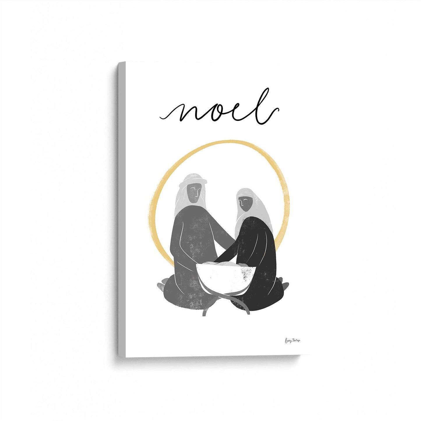 [Color:Stretched Canvas], Picture of art at an angle