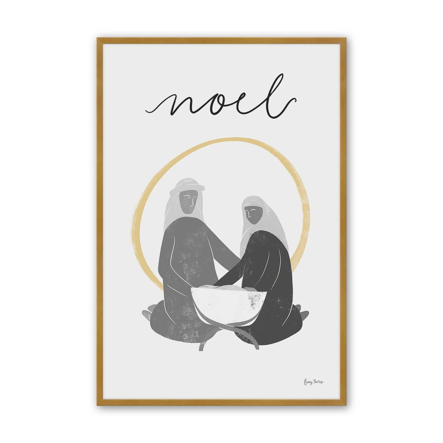 [Color:Polished Gold], Picture of art in a Polished Gold frame