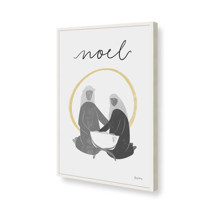 [Color:Opaque White], Picture of art in a Opaque White frame of the corner