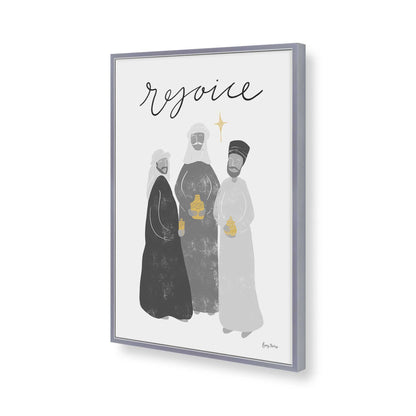 [Color:Polished Chrome], Picture of art in a Polished Chrome frame of the corner