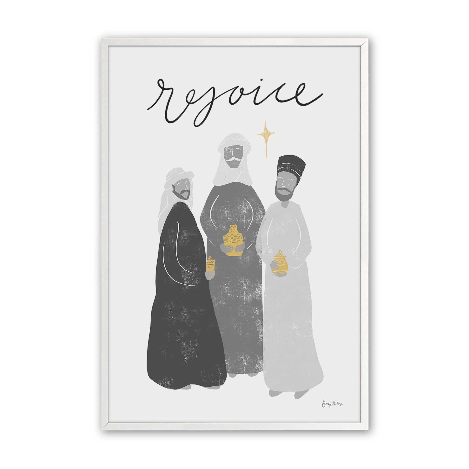 [Color:Opaque White], Picture of art in a Opaque White frame