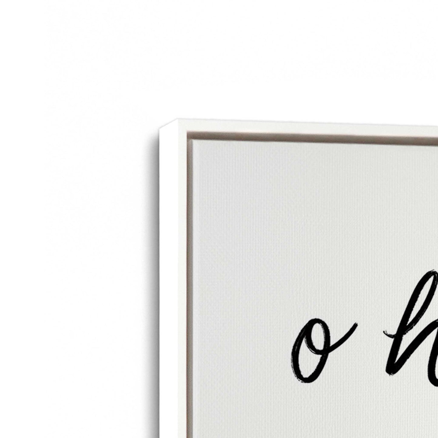 [Color:Opaque White], Picture of art in a White frame at an angle