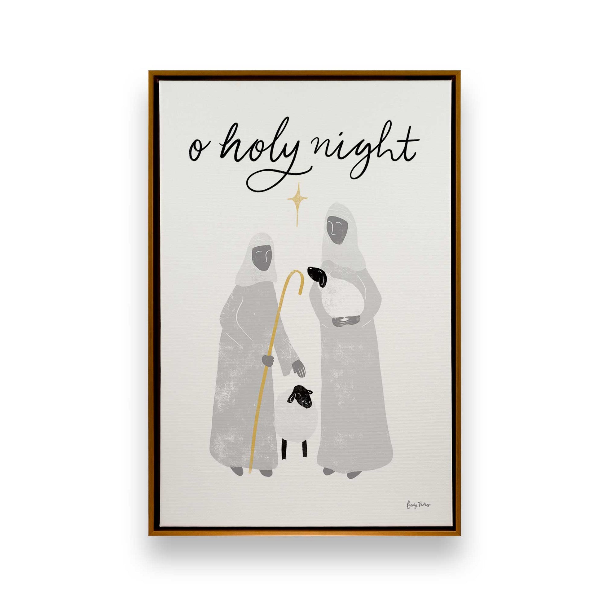 [Color:Polished Gold], Picture of art in a Polished Gold frame