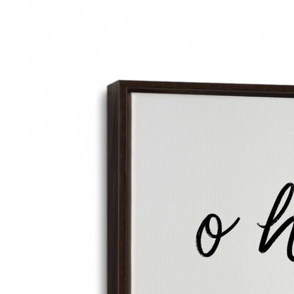 [Color:Espresso], Picture of art in a Espresso frame at an angle