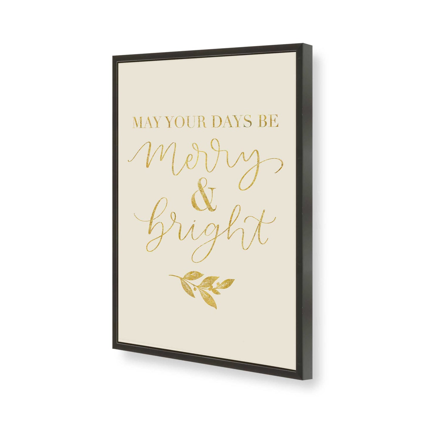 [Color:Satin Black], Picture of art in a Satin Black frame of the corner