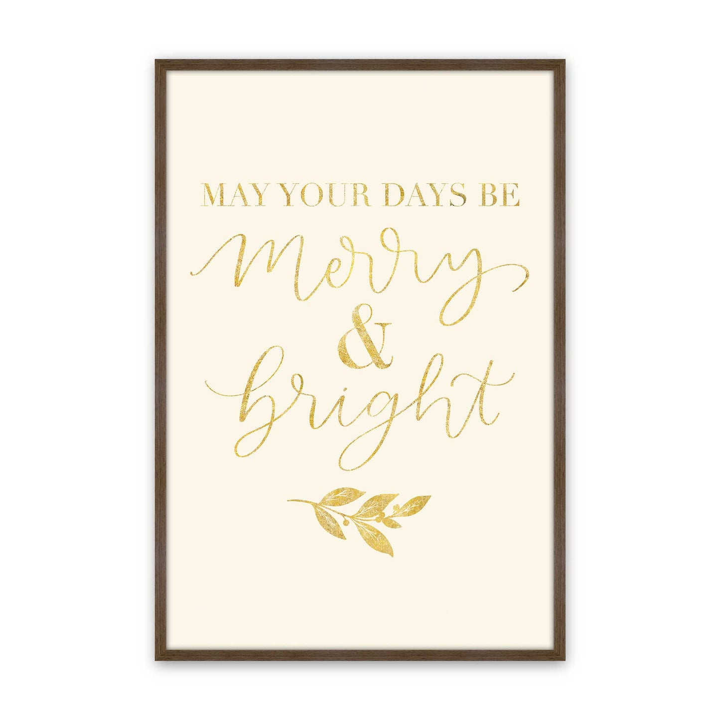 [Color:Walnut], Picture of art in a Walnut frame