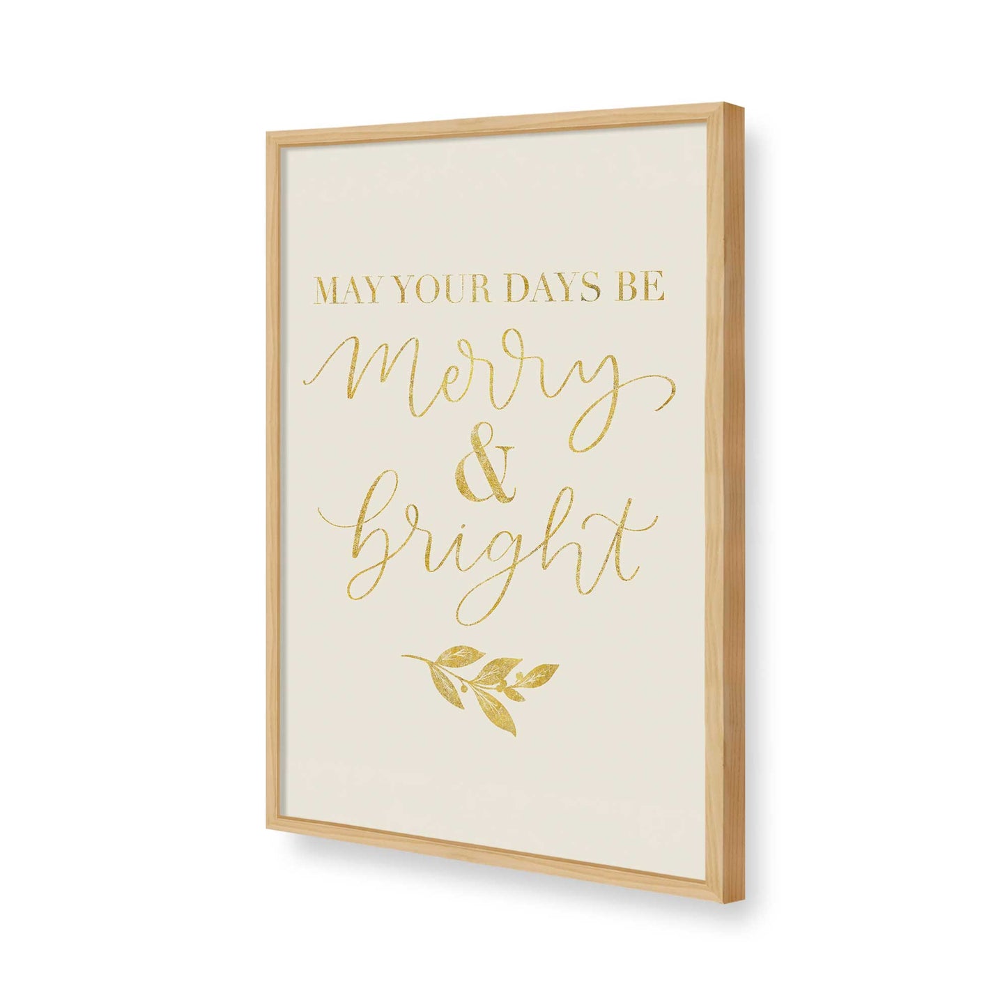 [Color:American Maple], Picture of art in a American Maple frame of the corner