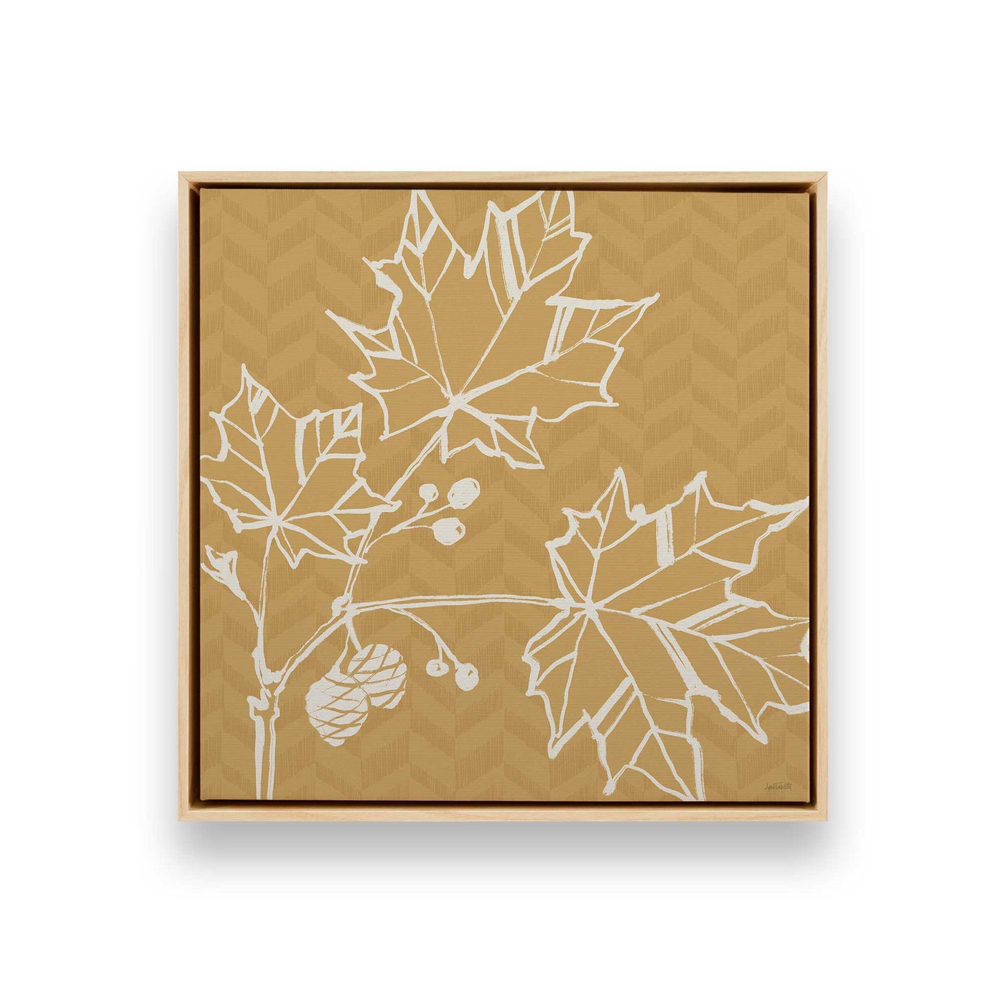 [Color:American Maple], Picture of art in a American Maple frame