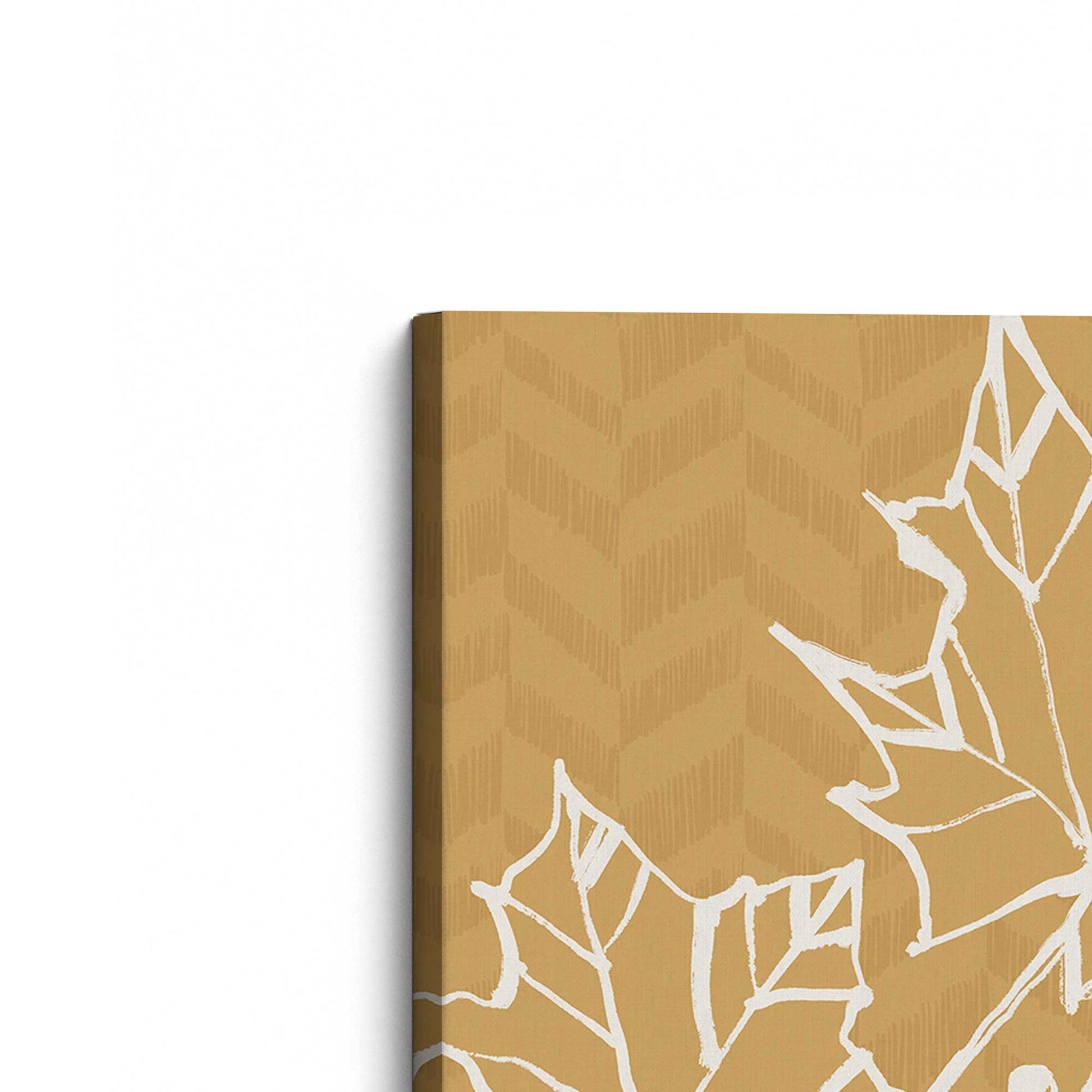 [Color:Stretched Canvas], Picture of the corner of the art