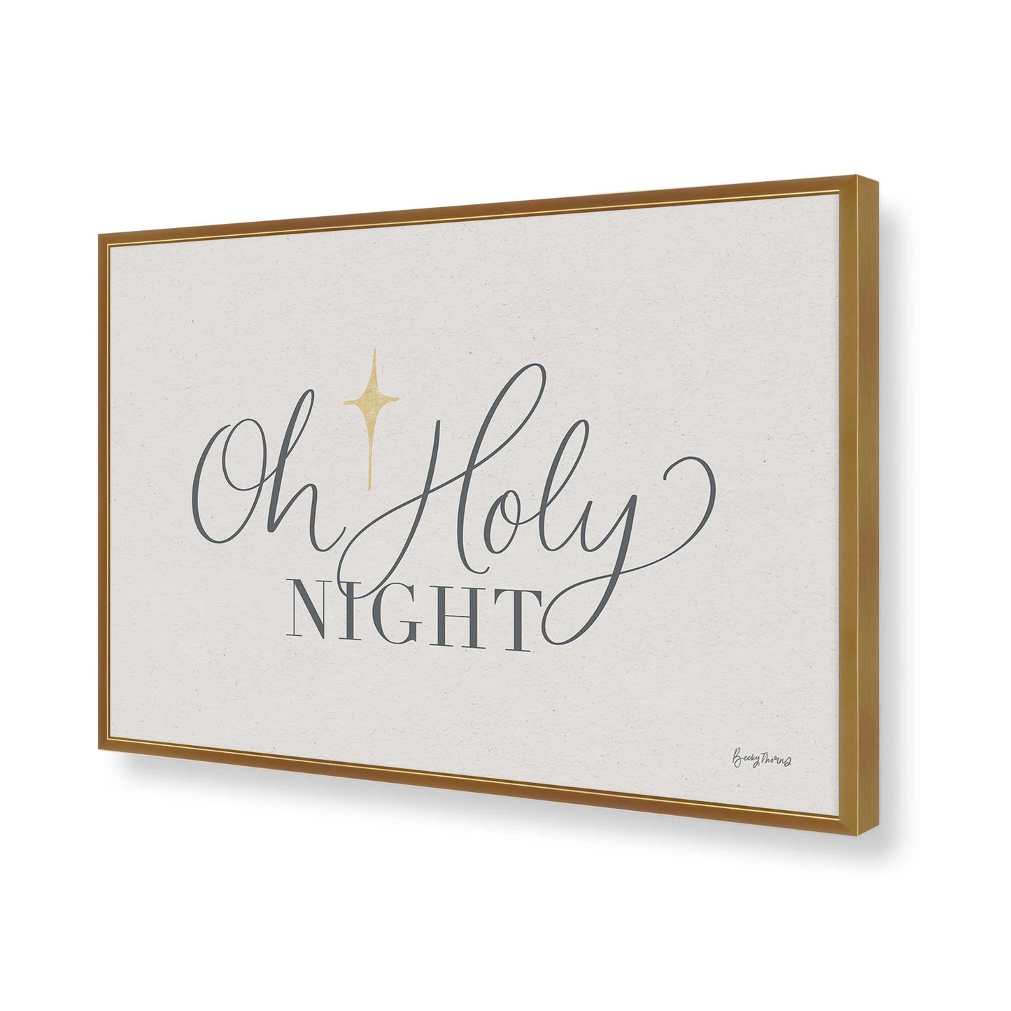 [Color:Polished Gold], Picture of art in a Polished Gold frame of the corner