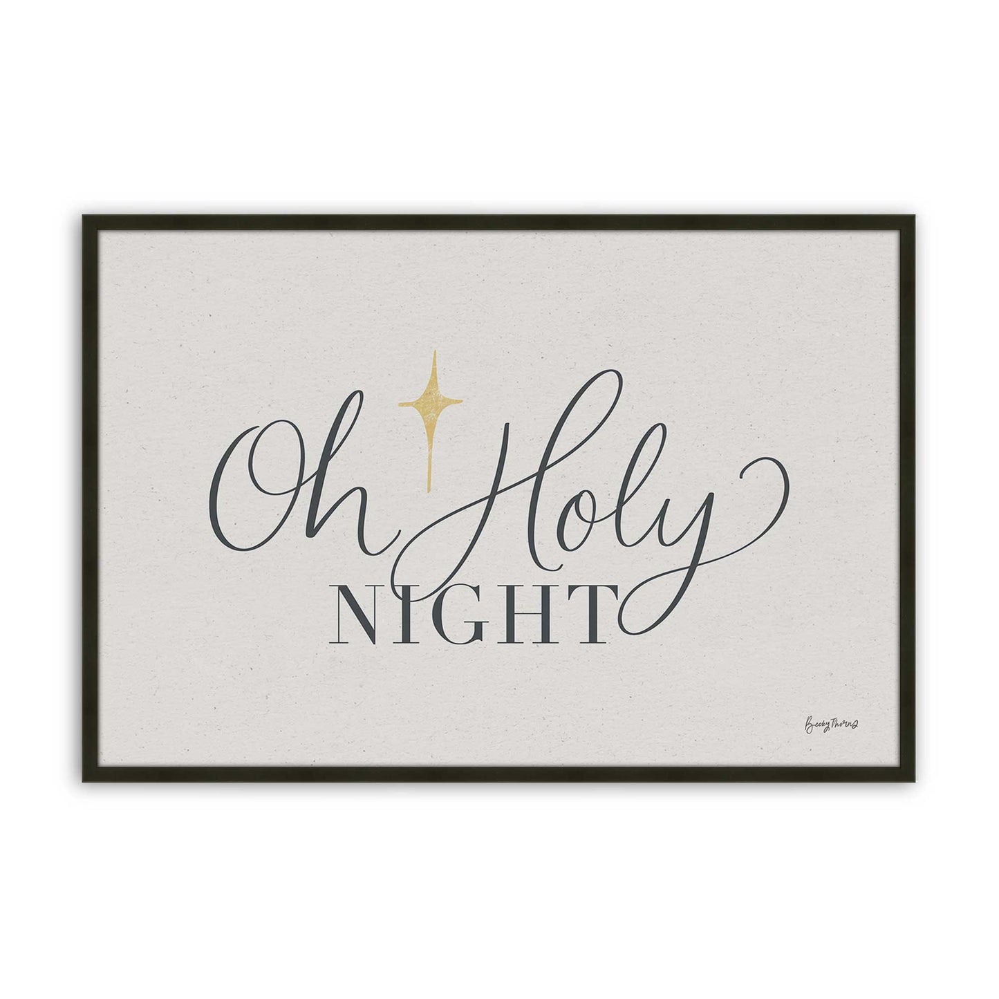 [Color:Satin Black], Picture of art in a Satin Black frame