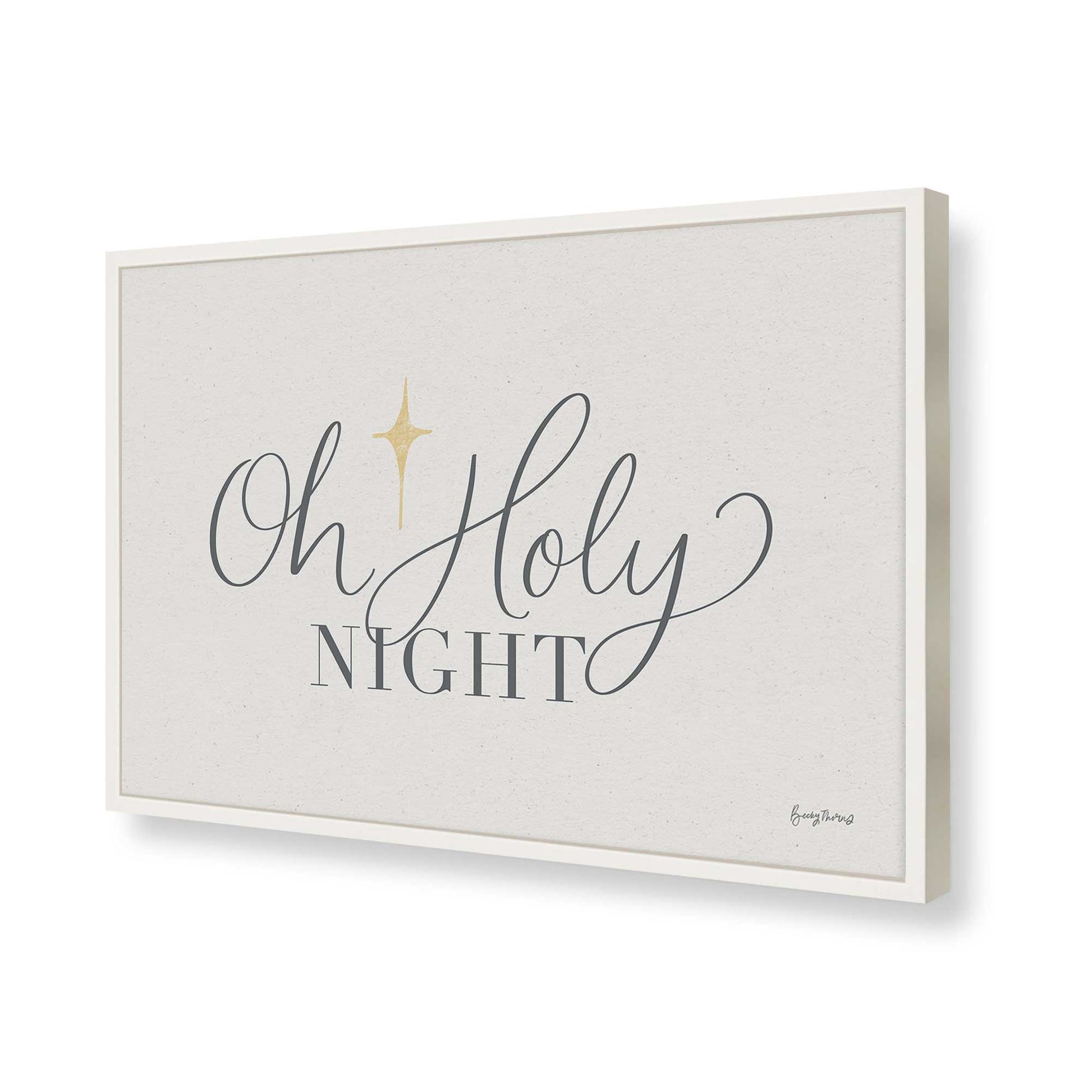 [Color:Opaque White], Picture of art in a Opaque White frame of the corner