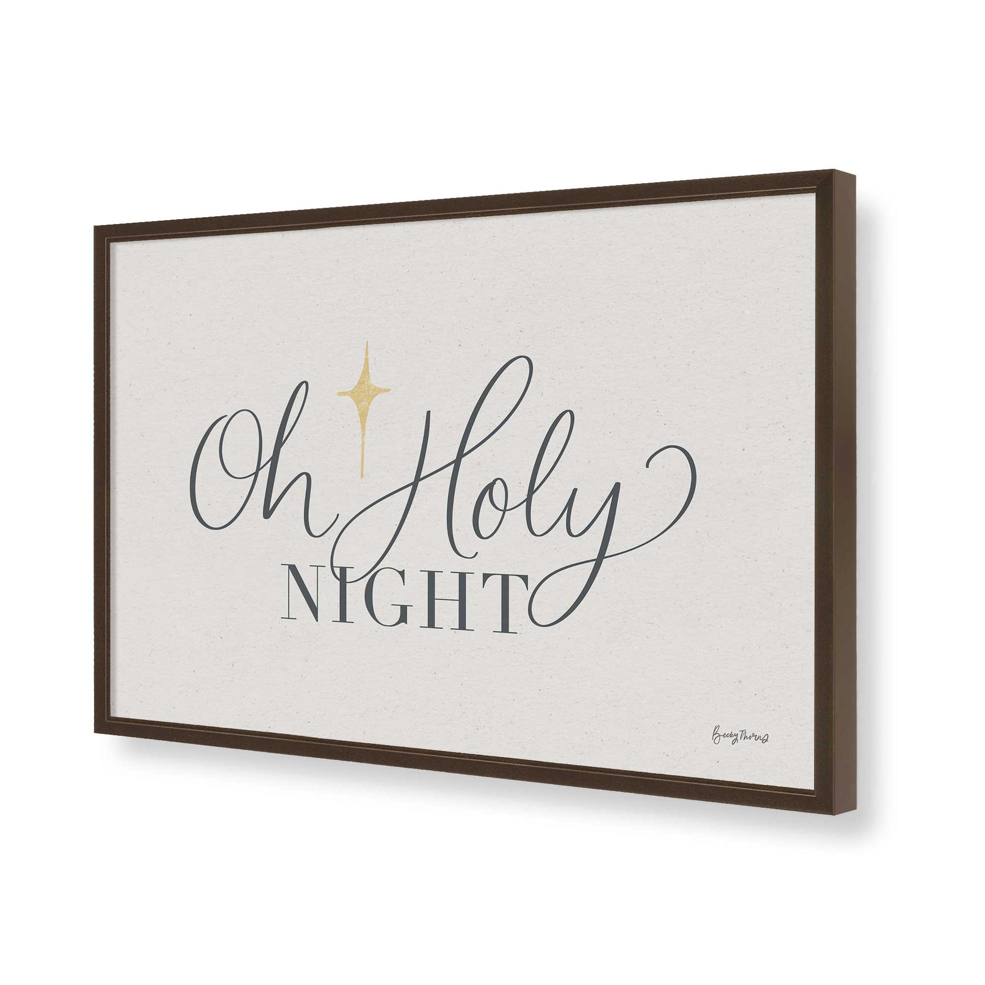 [Color:Belvinder Brown], Picture of art in a Belvinder Brown frame of the corner