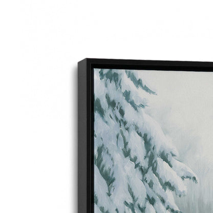 [Color:Satin Black], Picture of art in a Satin Black frame at an angle