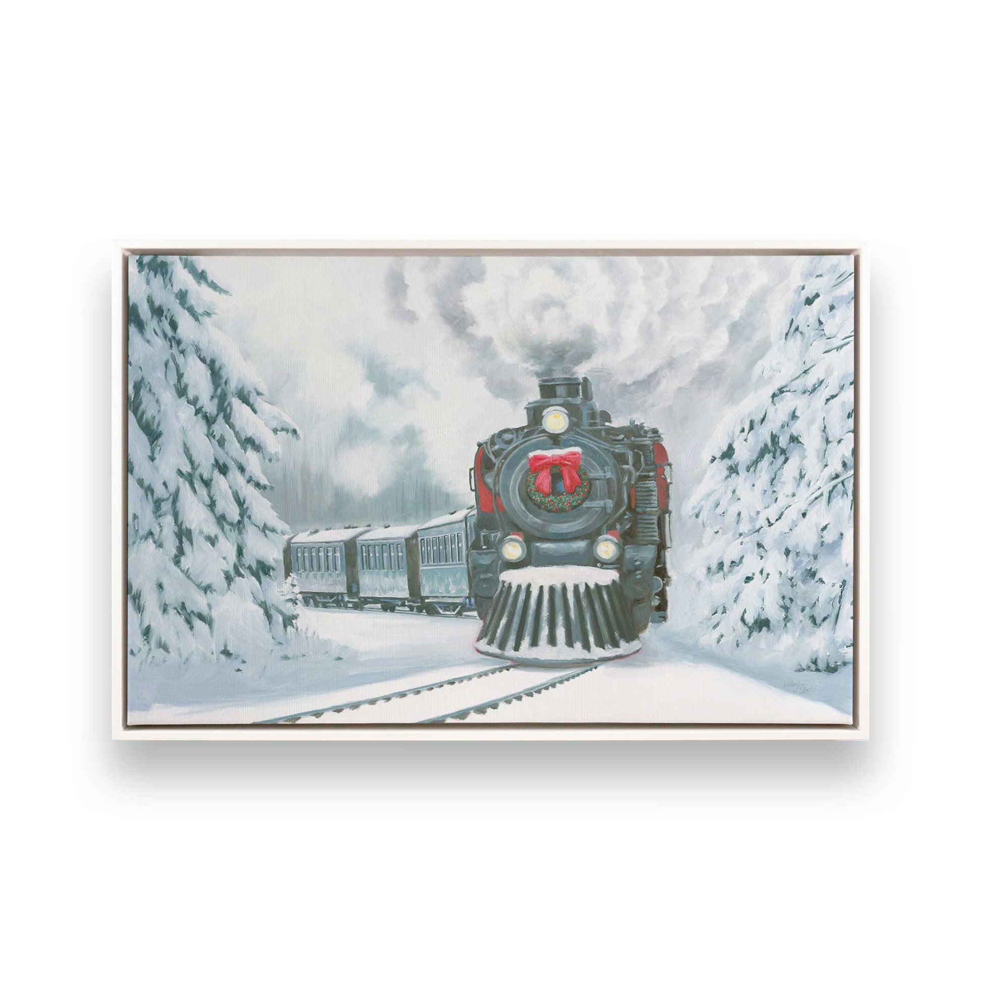 [Color:Opaque White], Picture of art in a White frame