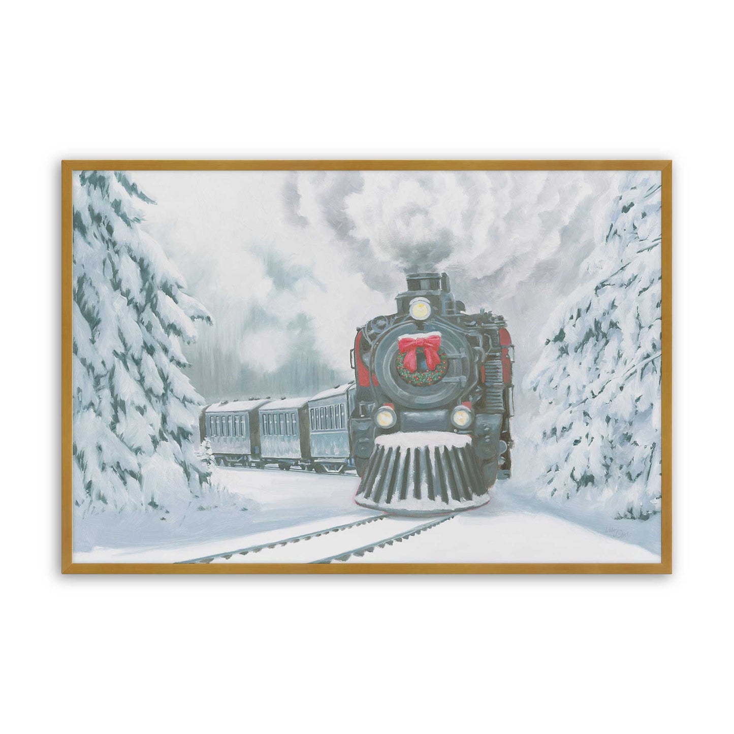 [Color:Polished Gold], Picture of art in a Polished Gold frame