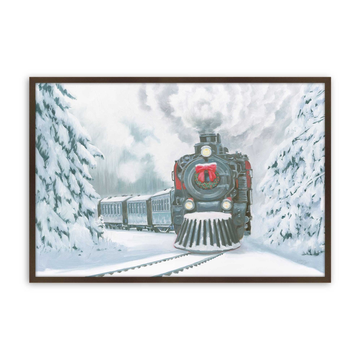 [Color:Belvinder Brown], Picture of art in a Belvinder Brown frame