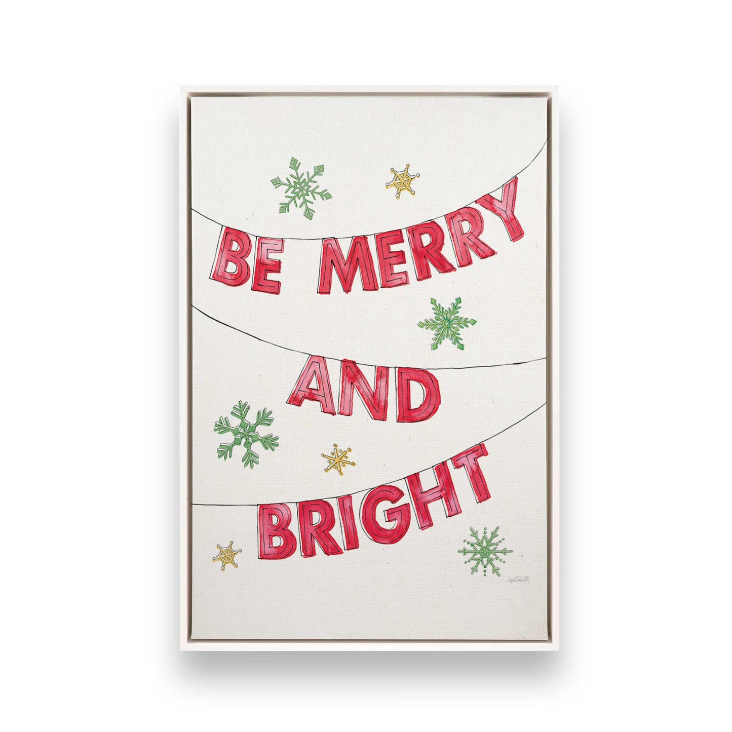 [Color:Opaque White], Picture of art in a White frame