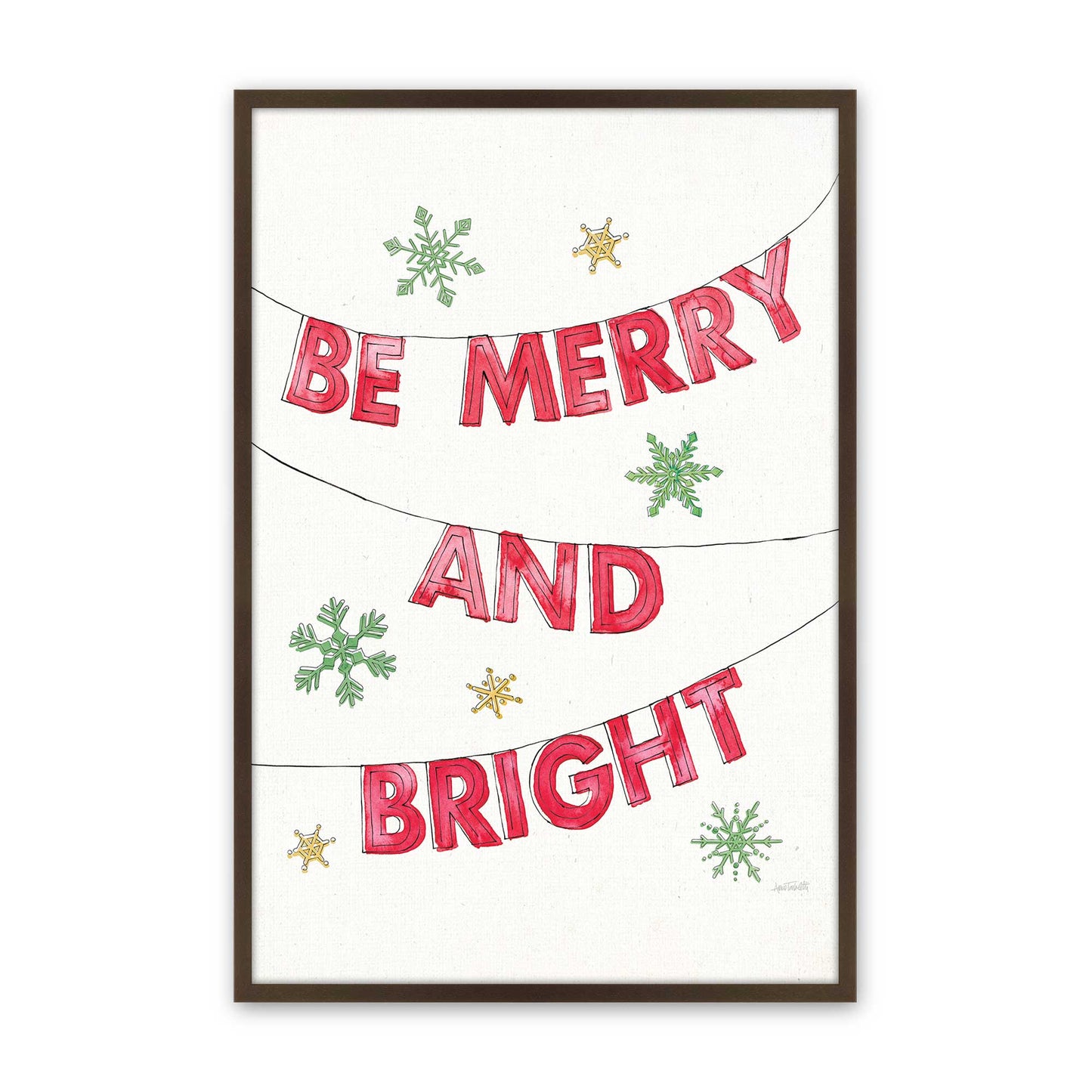 [Color:Belvinder Brown], Picture of art in a Belvinder Brown frame